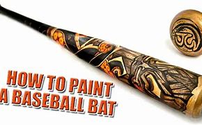 Image result for Painted Baseball Bat