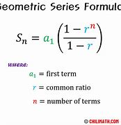 Image result for Geometric Series Formula