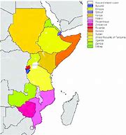 Image result for East Africa Political Map