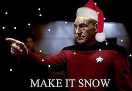 Image result for Picard Make It so Christmas