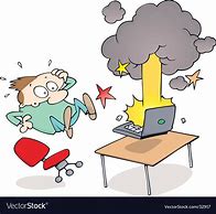 Image result for Computer Crash Cartoon