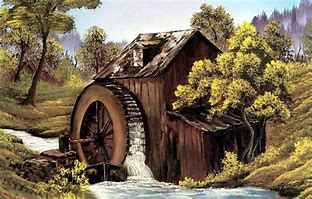 Image result for Bob Ross Old Watermill Painting