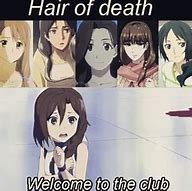 Image result for Anime Hair Meme