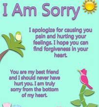 Image result for Sorry About Your Bad Day