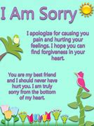 Image result for Funny Sorry Note