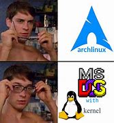 Image result for Rtfm Arch Linux Meme