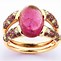 Image result for Rose Gold Pink Sapphire Ring