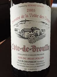 Image result for Voute Crozes Cote Brouilly