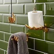 Image result for Matte Black Toilet Paper Holder