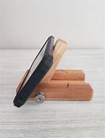 Image result for Horizontal Wooden Phone Holder