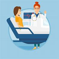 Image result for Patient Visiting Hospital Cartoon