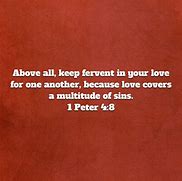 Image result for 1 Peter 4:8