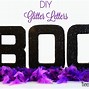 Image result for DIY Glitter Letters