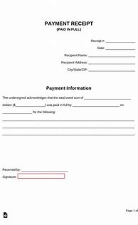 Image result for Sample of a Paid Invoice Receipt