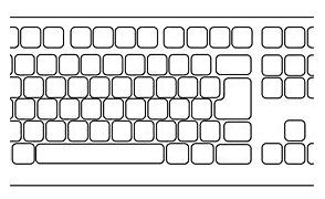 Image result for Keyboard Pic Outline