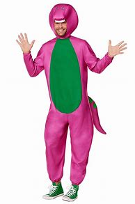Image result for Scary Barney Costume
