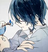 Image result for Anime Boy with Bird