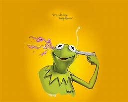 Image result for Kermit Cute Aesthetic Art