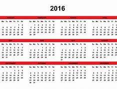 Image result for 2016 Calendar