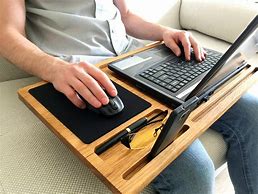 Image result for Wooden Table for Laptop