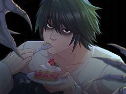 Image result for Death Note L Eating