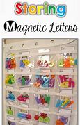 Image result for Magnetic Letters Storage