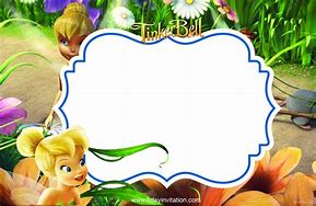 Image result for Free Printable Tinkerbell Birthday Invitations