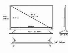 Image result for Samsung 50 Inch Frame TV Dimensions