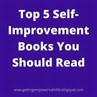 Image result for Stock Image of Self Improvement Books