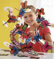 Image result for Neon Butterflies and Flowers