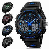 Image result for Digital Watch with Analog Hands
