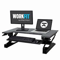 Image result for Sit-Stand Desktop Workstation