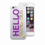 Image result for Hello Gorgeous iPhone Case with Liquid