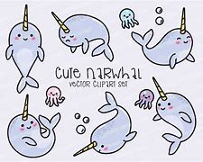 Image result for Cute Kawaii Narwhal