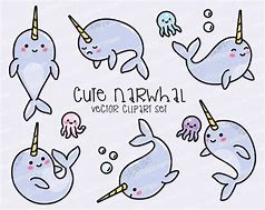 Image result for Cute Kawaii Narwhal