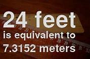 Image result for 24 Feet in Meters