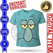 Image result for Squidward Face Cut Out