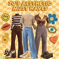 Image result for 70s Outfits Vintage Aesthetic