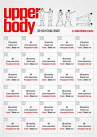 Image result for 30-Day Easy Upper Body Challenge