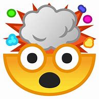 Image result for Exploding Head Emoji Transparent
