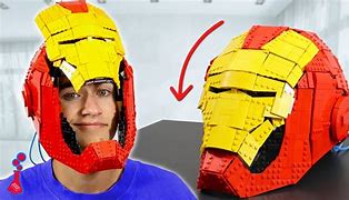 Image result for How to Make Custom Iron Man Helmet LEGO