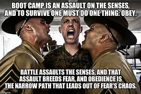 Image result for Marine Boot Camp Memes