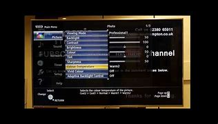 Image result for Panasonic TV On Menu PC Main