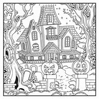 Image result for Creepy Halloween Coloring Pages Printable