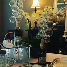 Image result for Bridal Shower Decorations with Champagne Bubble Balloons