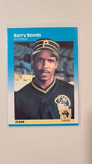 Image result for Barry Bonds Rookie Card