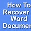 Image result for How to Find Unsaved Word Document