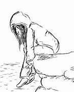 Image result for Lonely Girl Crying Drawing