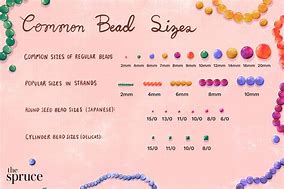 Image result for Free Printable Bead Size Chart