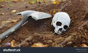 Image result for Real Skull in Dirt